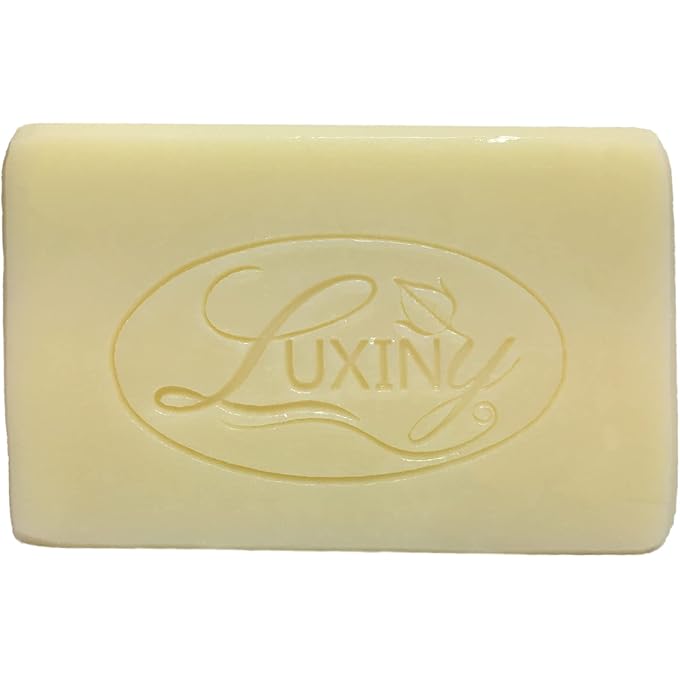 Luxiny Natural Soap Bar, Cocoa Butter & Shea Handmade Body Soap and Bath Soap Bar is a Palm Oil Free Moisturizing Vegan Castile Soap for All Skin Types Including Sensitive Skin (Single) - Image 1